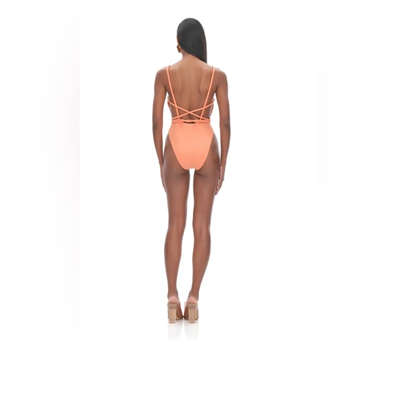 LIMA PEACH ONE PIECE SWIMSUIT ANDREA IYAMAH - Picture 3 of 9